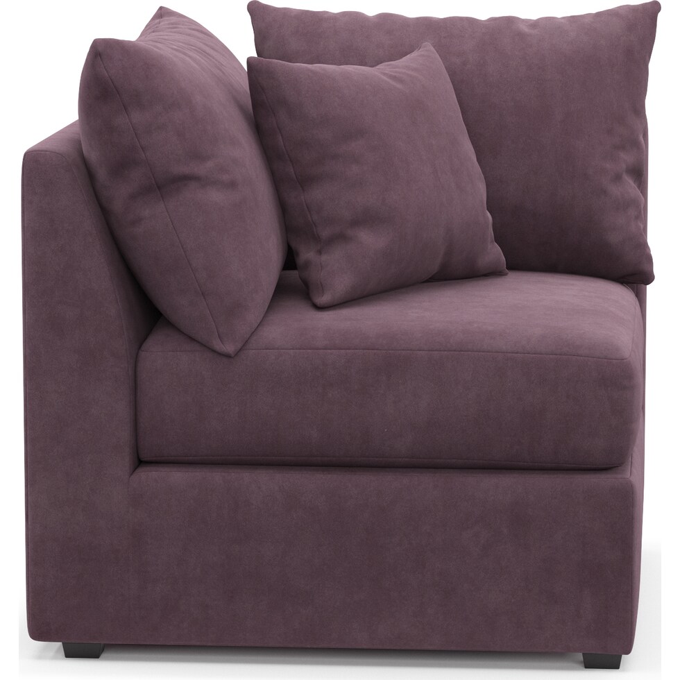 nest purple corner chair   