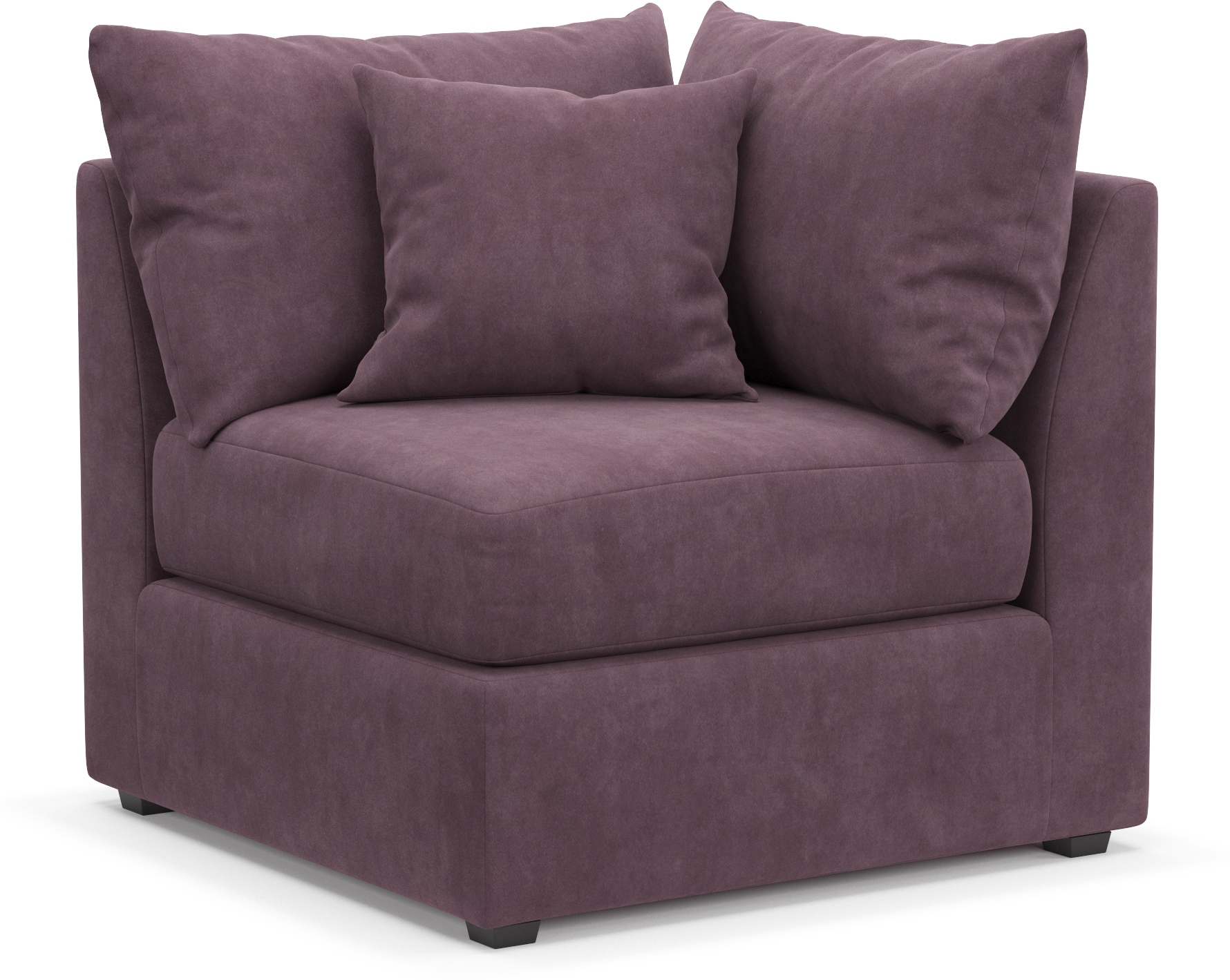 purple corner chair