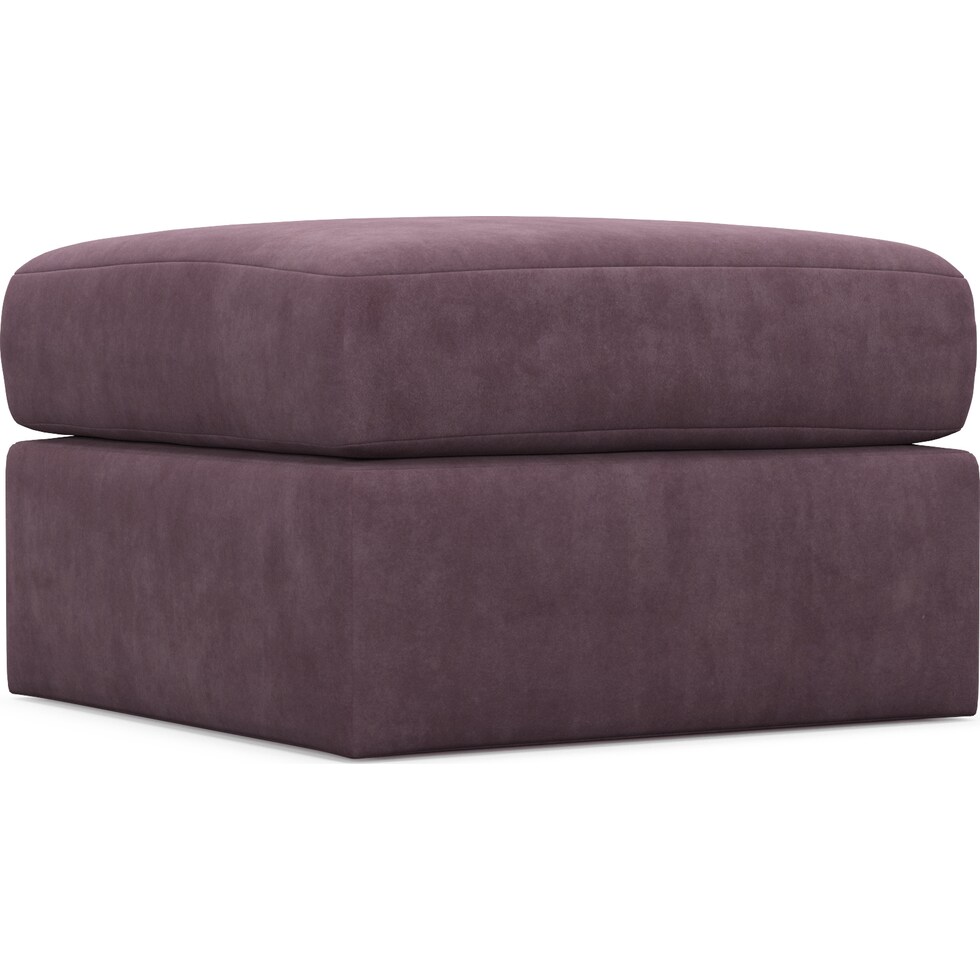 nest purple ottoman   