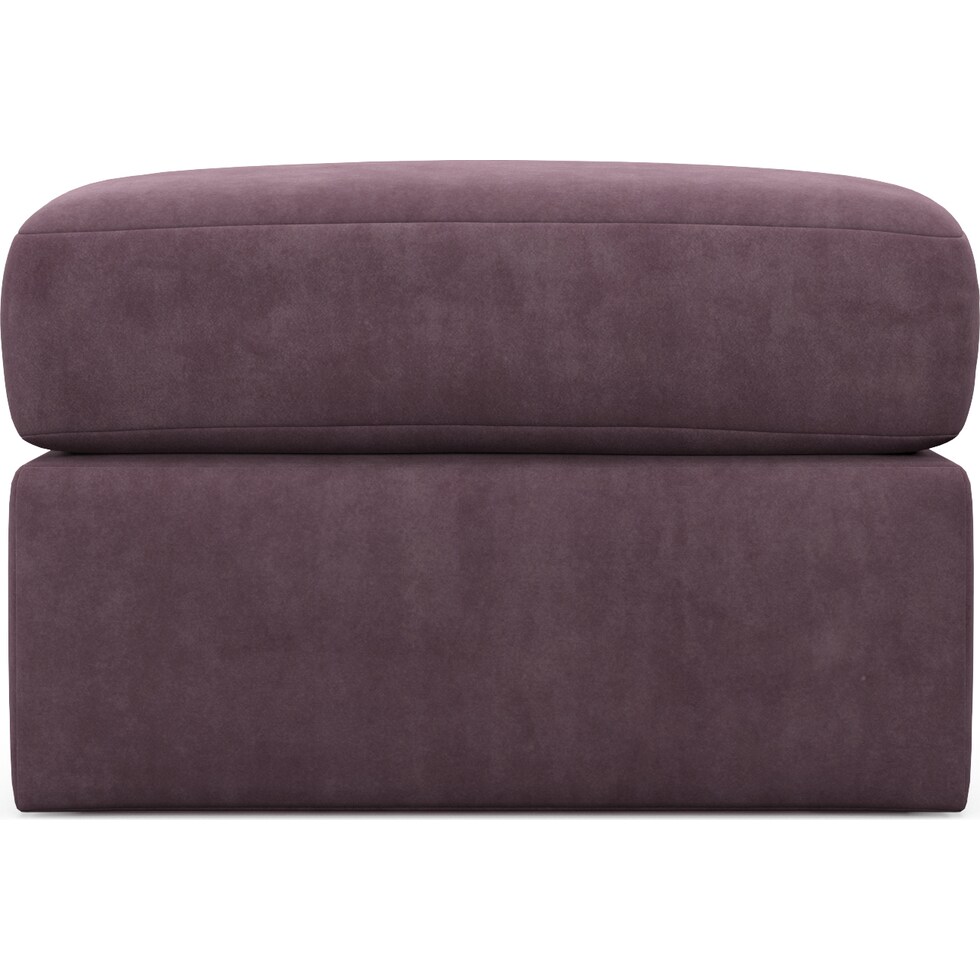 nest purple ottoman   