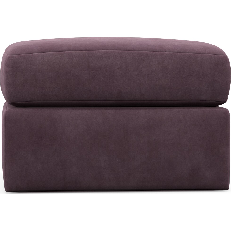 nest purple ottoman   