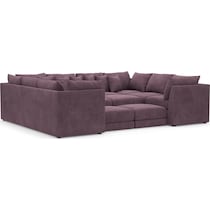 nest purple sectional   
