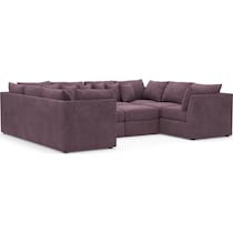 nest purple sectional   