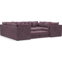 nest purple sectional   
