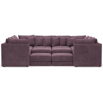nest purple sectional   