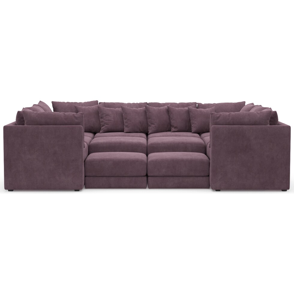nest purple sectional   