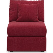 nest red armless chair   