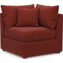 nest red corner chair   