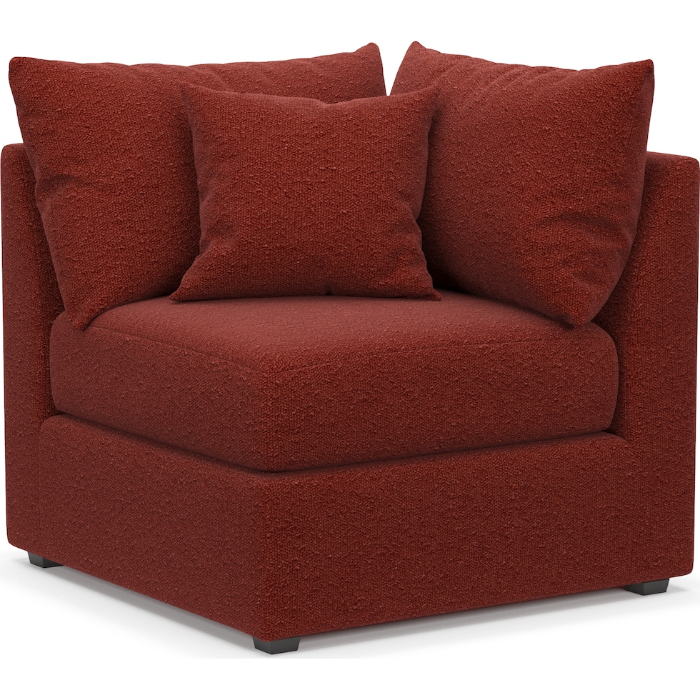 nest red corner chair   