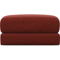 nest red ottoman   