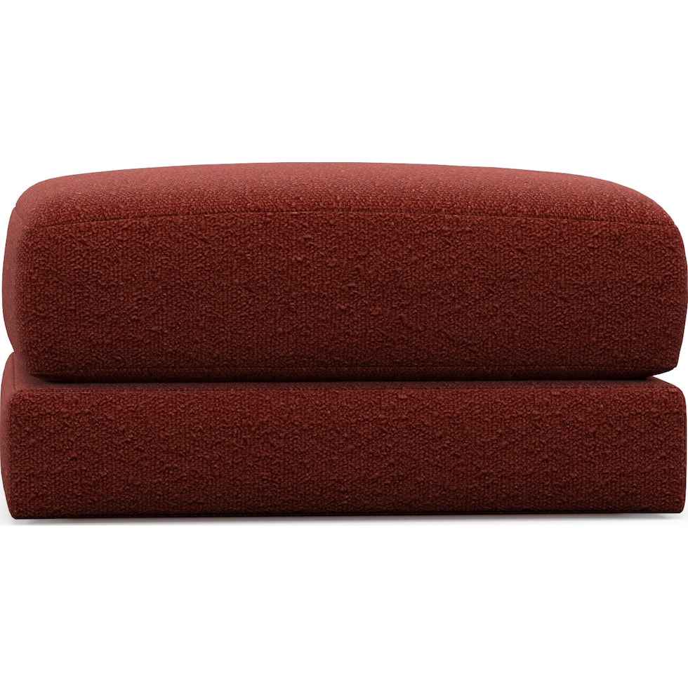 nest red ottoman   