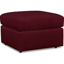 nest red ottoman   