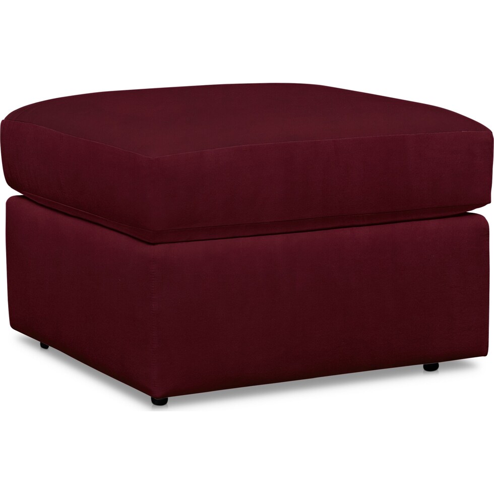 nest red ottoman   