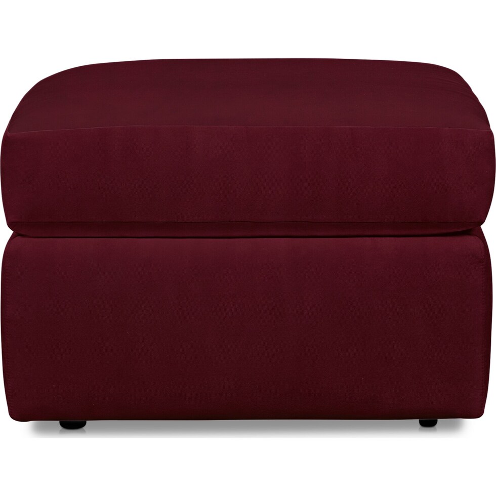 nest red ottoman   