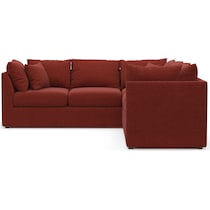 nest red sectional   