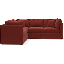 nest red sectional   