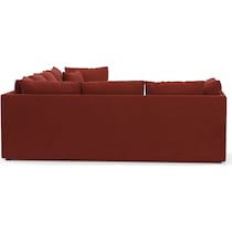 nest red sectional   