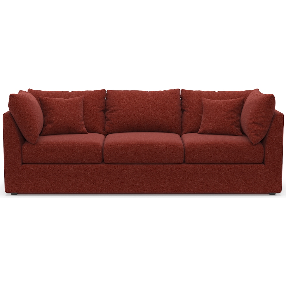 nest red sofa   