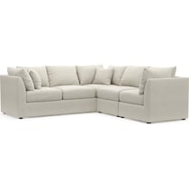 nest white  pc sectional   
