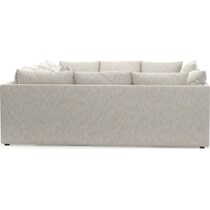 nest white  pc sectional   