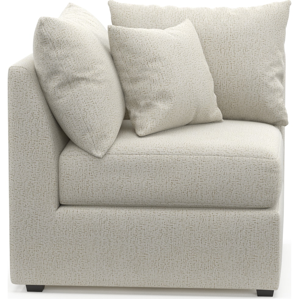 nest white corner chair   