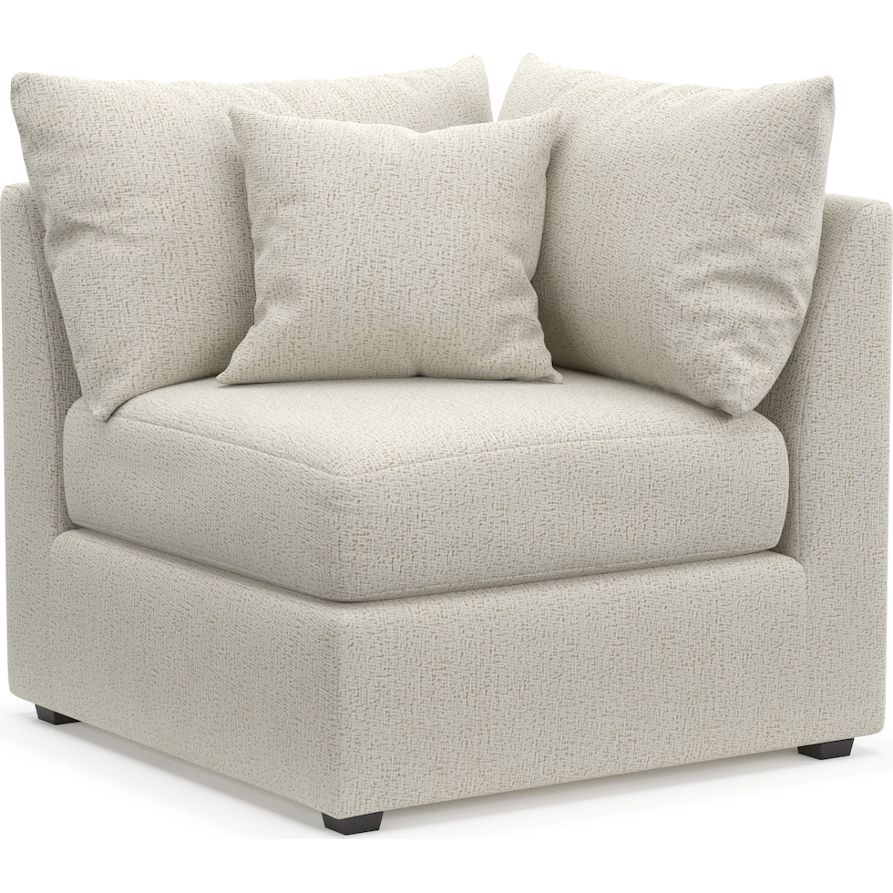 nest white corner chair   