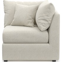 nest white corner chair   