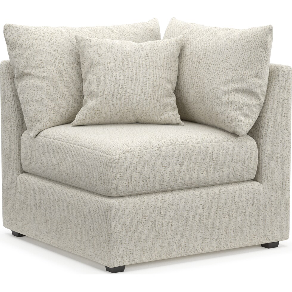 nest white corner chair   