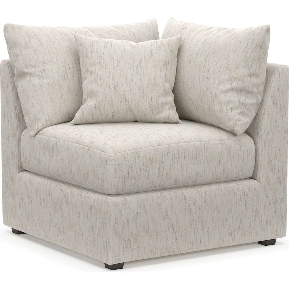 nest white corner chair   