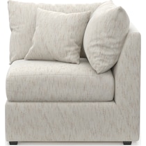 nest white corner chair   