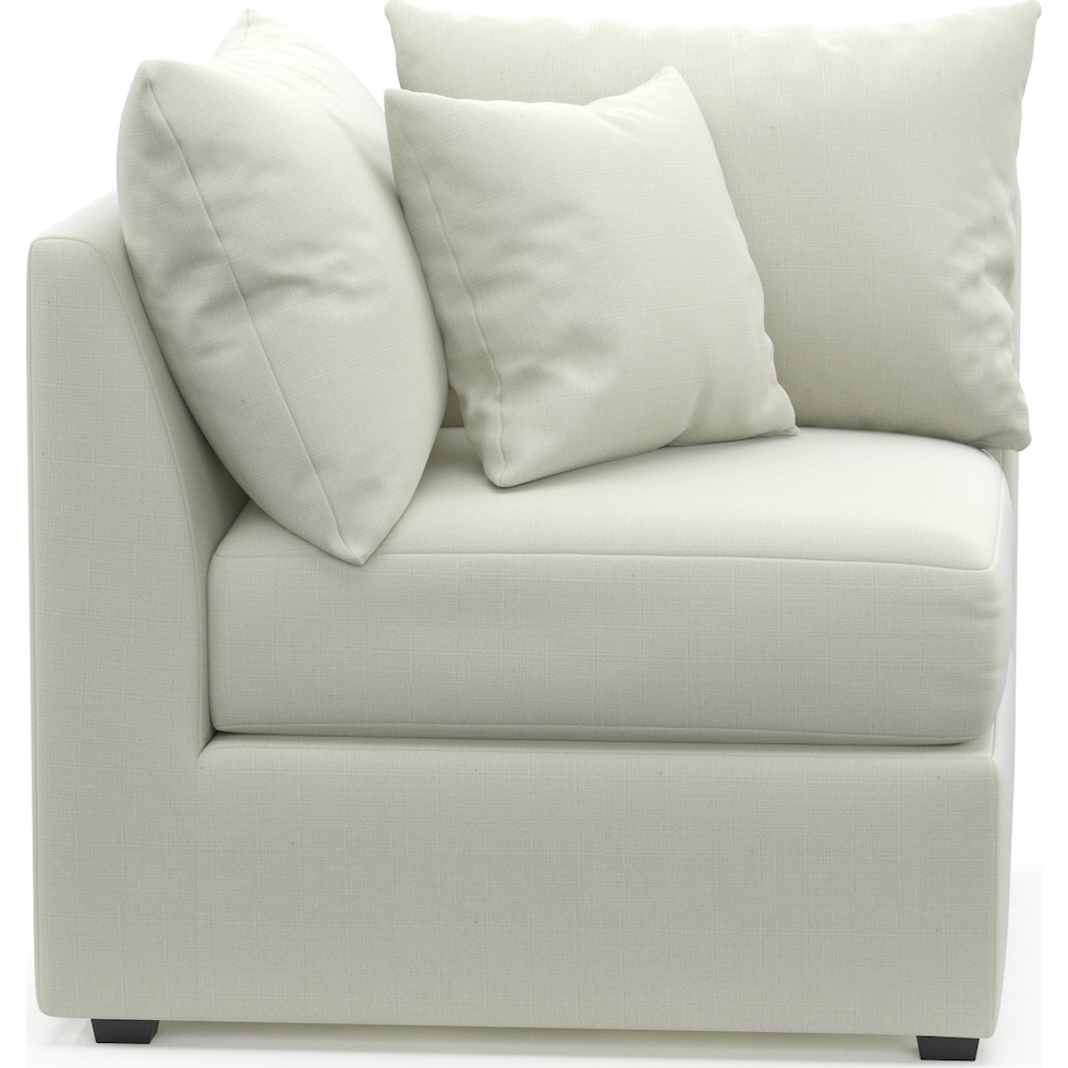 nest white corner chair   