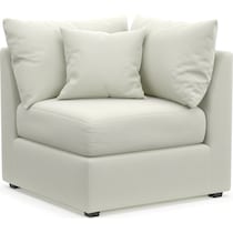 nest white corner chair   