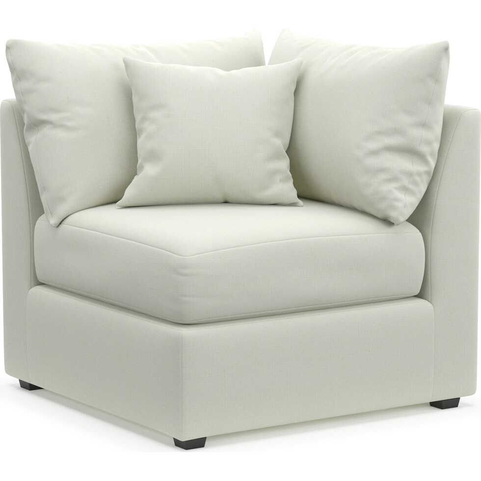 nest white corner chair   