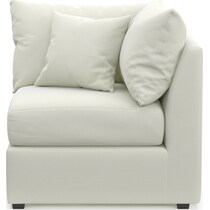 nest white corner chair   