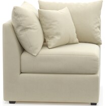 nest white corner chair   