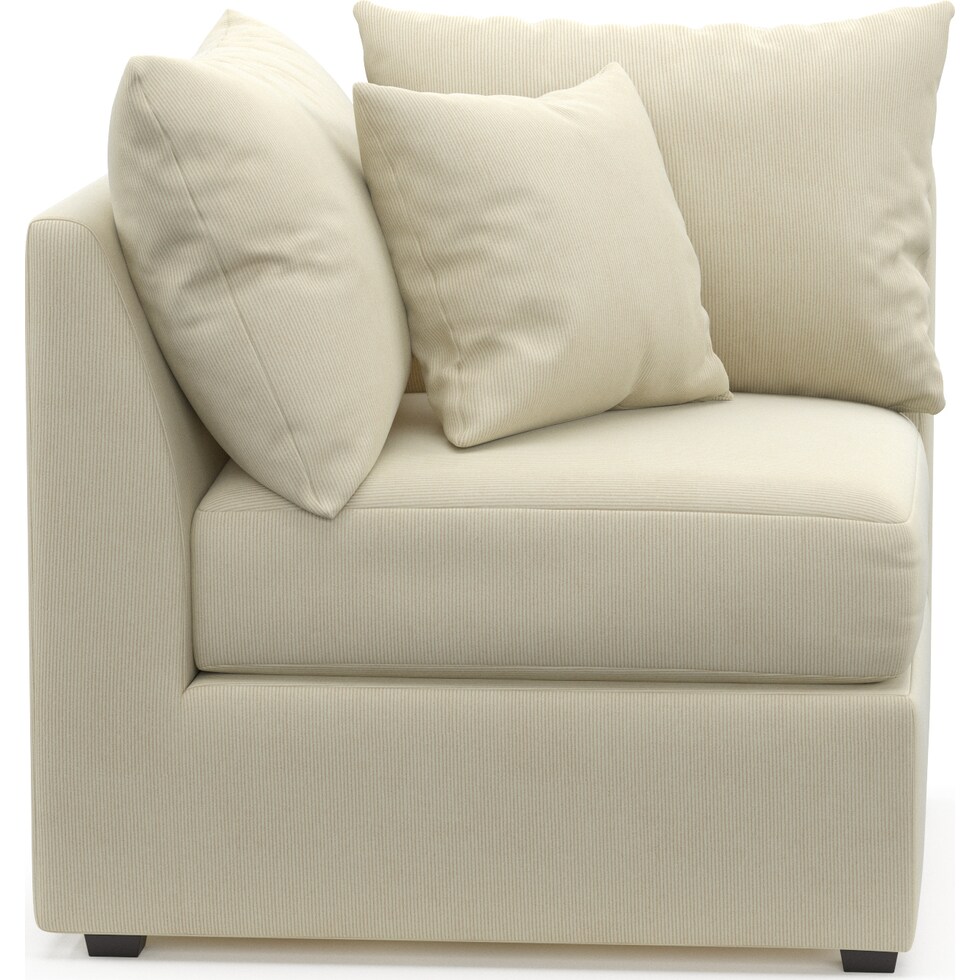 nest white corner chair   