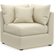 nest white corner chair   