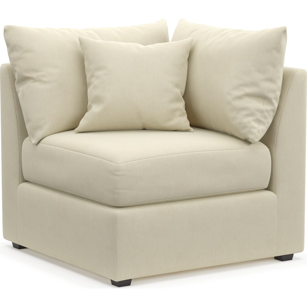 nest white corner chair   