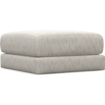 nest white ottoman   