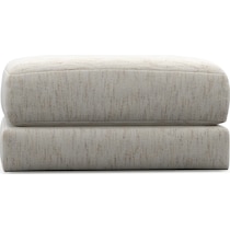 nest white ottoman   