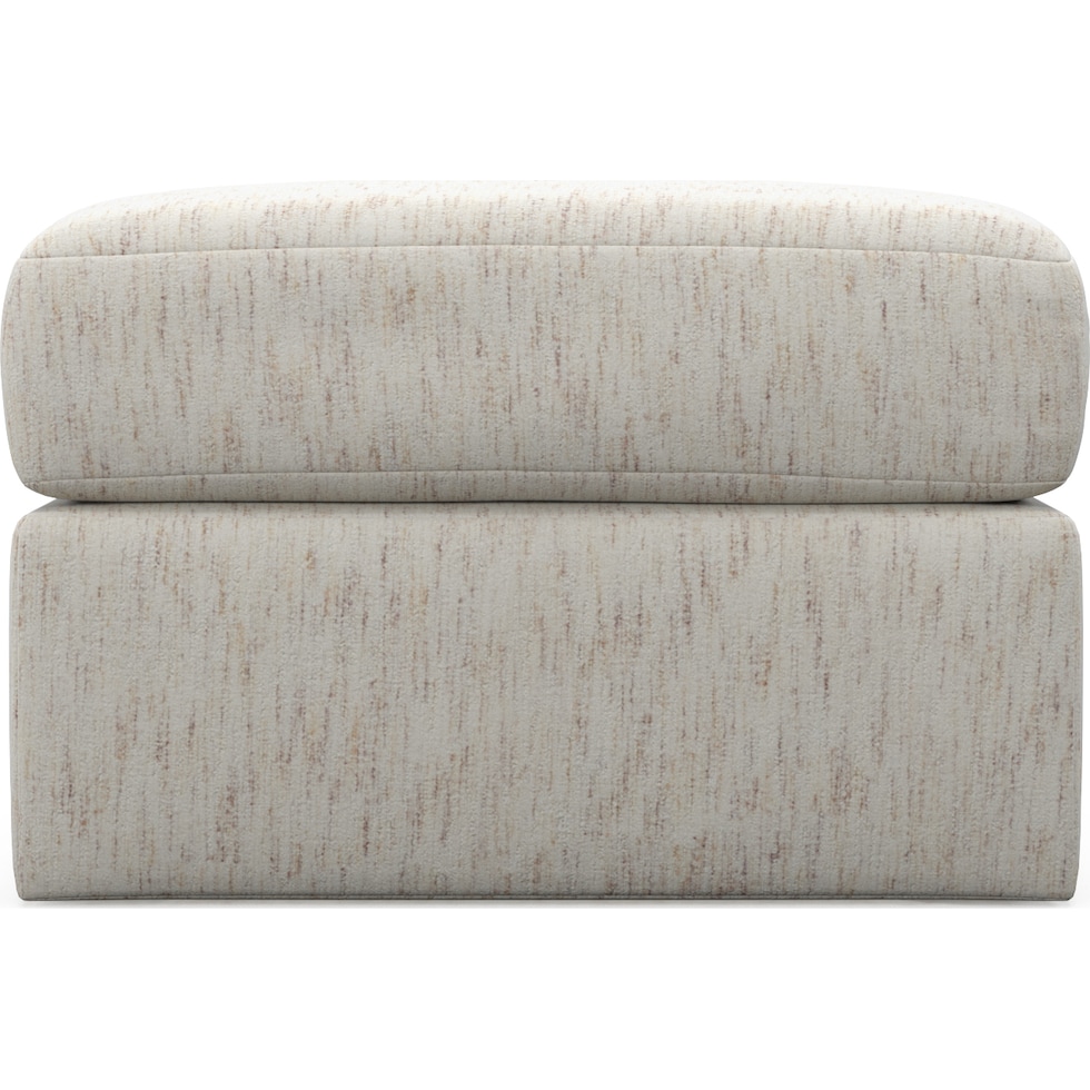 nest white ottoman   