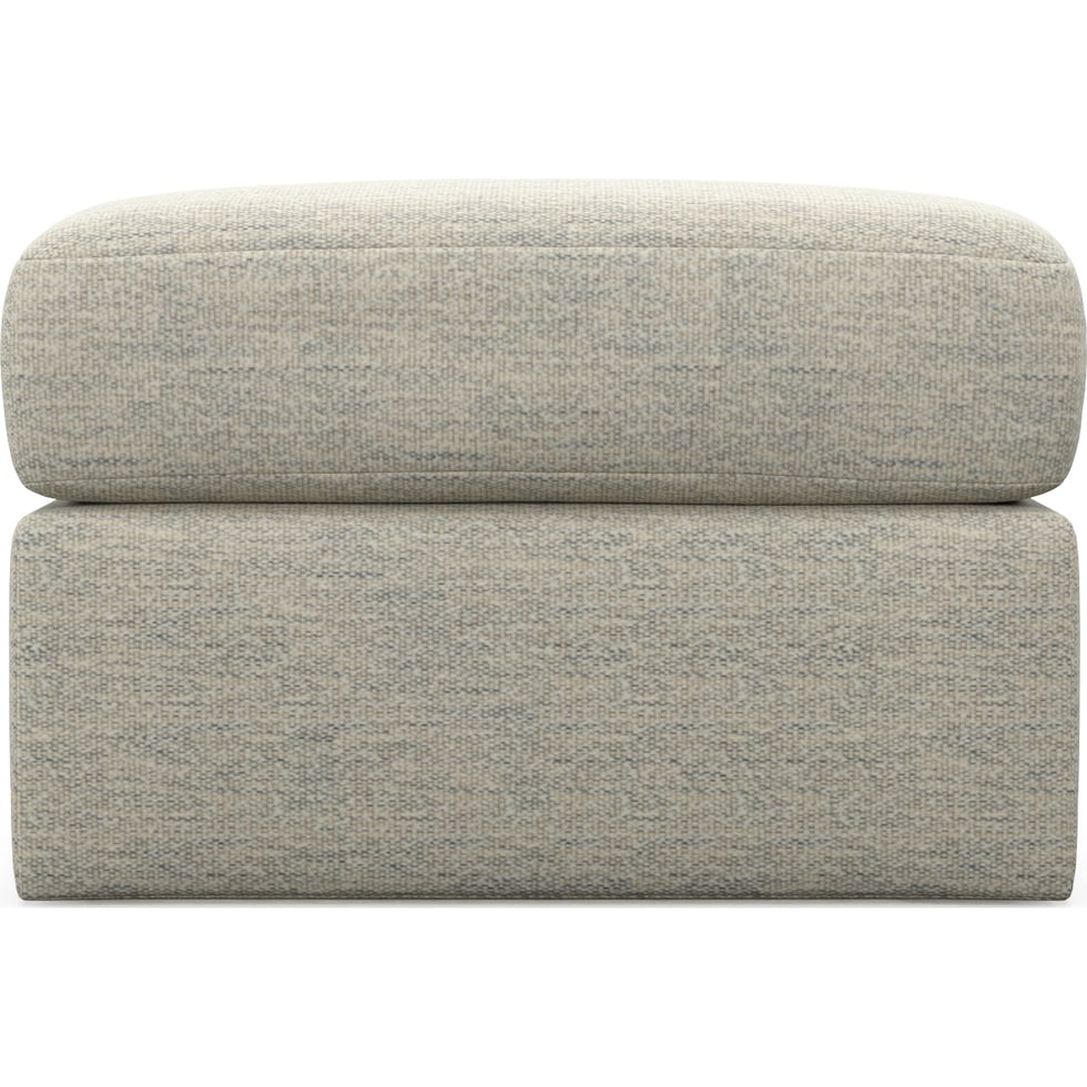 nest white ottoman   