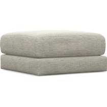 nest white ottoman   