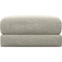 nest white ottoman   
