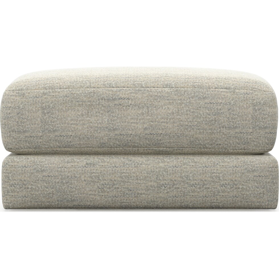 nest white ottoman   