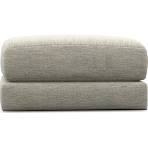 nest white ottoman   