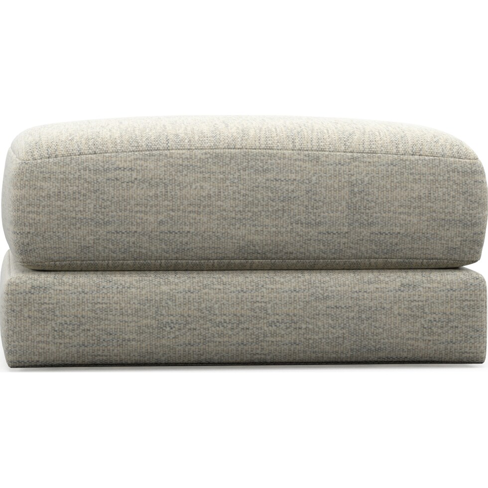 nest white ottoman   