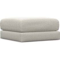 nest white ottoman   
