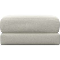nest white ottoman   