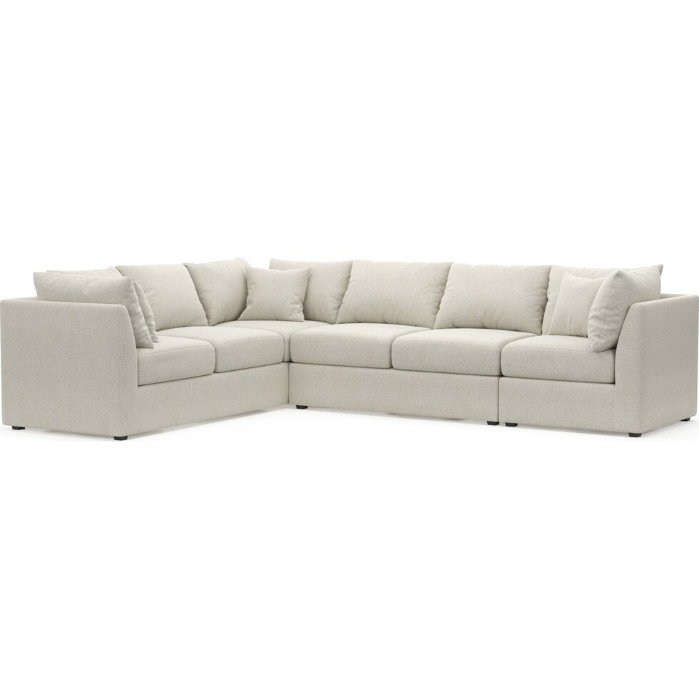nest white sectional   